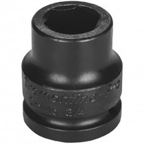 Soquete sextavado de impacto 22 mm encaixe 3/4