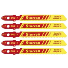 L�mina serra tico tico 50 mm 14 dentes bimetal multiuso 5 pe�as - BU214