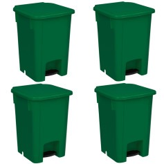 Cesto coletor de lixo 15L com pedal 4 pe�as - MVCP15