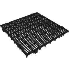 Piso pl�stico antiderrapante 500 x 500 x 26 mm - 42526