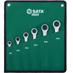 Jogo de chave estrela com catraca de 8 a 19 mm com 6 pe�as - ST09025SJ