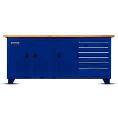 Bancada fechada com 6 gavetas e 3 portas - RLL-214