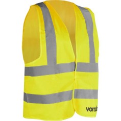 Colete refletivo tipo blus�o sem bolso amarelo - CV 102  