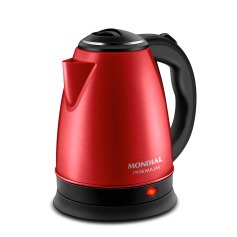 Chaleira el�trica 2 litros 1.200 watts vermelha Premium - CE-06-R
