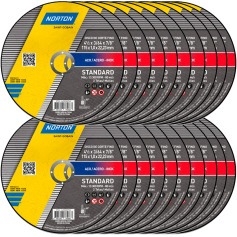Kit 24 Discos de corte fino para metal e inox 4.1/2