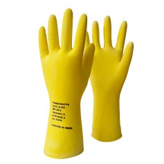 Luva de l�tex flocada 30 cm