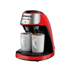 Cafeteira el�trica 2 x�caras vermelha Smart Coffee - C-42-2X-RI