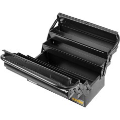 Caixa met�lica para ferramentas com 5 gavetas 40 x 19 x 20 cm