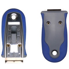 Raspador de seguran�a com l�mina retr�til e substitu�vel 4 cm - RV040