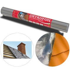 Manta termica para telhado em alum�nio dupla face 1,20 x 20,83m 25m� - DRYKOFOIL