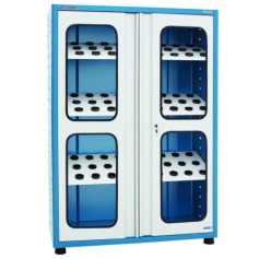 Arm�rio com capacidade para 108 cones porta vidro