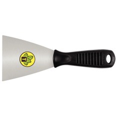 Esp�tula flex�vel met�lica 10 cm com cabo pl�stico