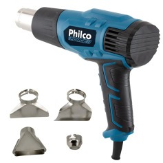 Soprador t�rmico 1800W 350 a 550�C 2 est�gios com acess�rios - PST01