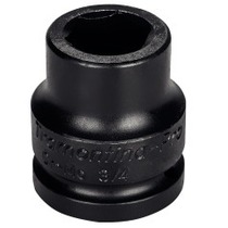 Soquete sextavado de impacto 24 mm encaixe 3/4