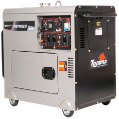 Gerador de energia 6 Kva a diesel cabinado bivolt partida el�trica com AVR - TDG7000SEXP