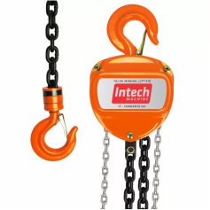 Talha manual com capacidade de 1.000 kg e 5 metros de corrente - LIFT510