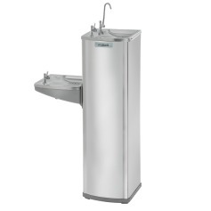 Bebedouro purificador de coluna conjugado kromanox - Press Star Side