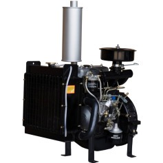 Motor a diesel 20 hp 4T 3 cilindros partida el�trica - BFDE 385