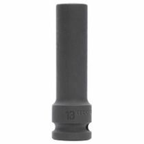 Soquete sextavado de impacto longo 10 mm encaixe 1/2