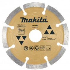 Disco diamantado segmentado 105 mm para concreto e alvenaria - D-42531