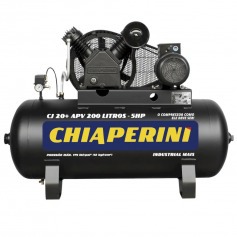 Compressor de ar 20 p�s 200L 5 hp 175 lbs trif�sico - CJ 20+ APV 200L