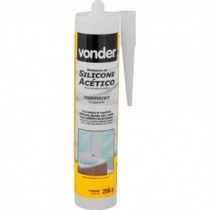 Silicone ac�tico para veda��o 256 gramas
