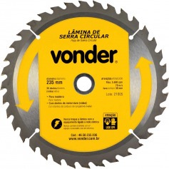 Disco de serra para madeira 235 x 30 mm 36 dentes