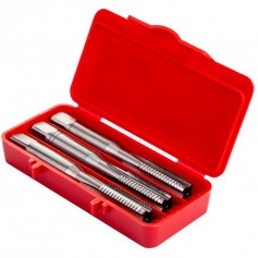 Jogo de macho manual em a�o r�pido 3/8