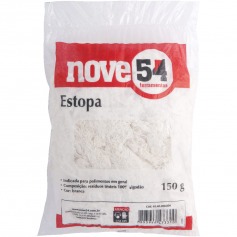 Estopa branca para polimento 150 gramas