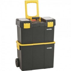 Caixa pl�stica para ferramentas com rodas 46 x 26 x 62,5 cm - CRV0300