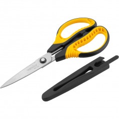 Tesoura de uso geral com cabo pl�stico emborrachado - TR 019