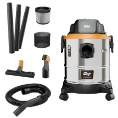 Aspirador de p� e l�quido 1900W 20 litros - GTW Inox 20i