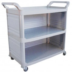 Carro bandeja extra triplex com fechamento lateral - CH3000