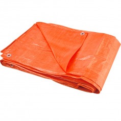Lona de polietileno 2 x 2 m 100 micra laranja Lona de polietileno 2 x 2 m 100 micra laranja