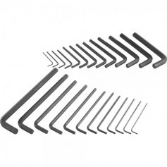 Jogo de chaves allen 1,5 a 10 mm e 1/16