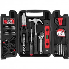 Jogo de ferramentas com 131 pe�as com maleta - JF 131