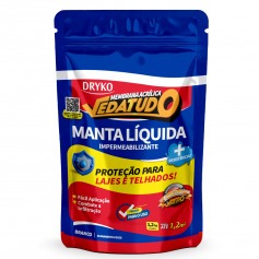 Manta l�quida impermeabilizante para lajes e telhados 1,2 Kg - Vedatudo