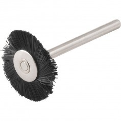 Escova de nylon circular com haste para microrret�fica