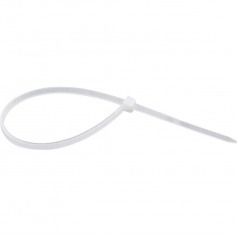 Abra�adeira de nylon branca 3,6 x 140 mm com 100 pe�as 