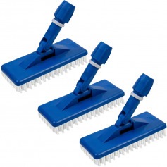 Escova macia com suporte com 3 pe�as - Limpa tudo