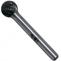 Lima rotativa endurecida esf�rica 20 x 18 mm haste 6 mm - 23.220