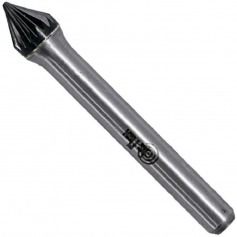 Lima rotativa endurecida c�nica 12 x 10 mm haste 6 mm - 23.277