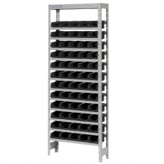 Estante met�lica com 60 gavetas n� 3 preta 