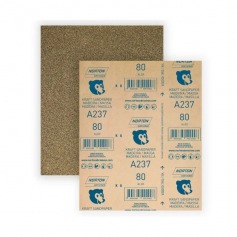 Folha de lixa para madeira e massa 225 x 275 mm - A237