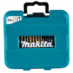 Jogo de broca bits e soquetes 34 pe�as com maleta - B-68498