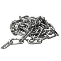 Corrente soldada galvanizada 9,5 mm saco 25kg 13,3 m - ST025