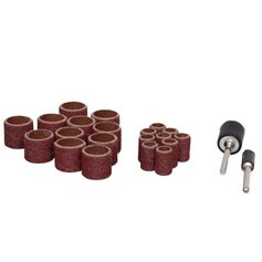 Kit de lixas + suporte para micro retifica com 42 pe�as - LXR001