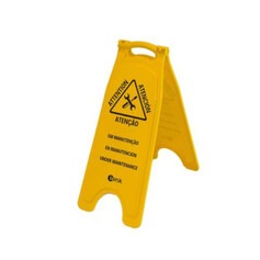 Placa de sinaliza��o �rea em Manuten��o