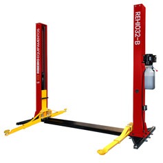 Elevador automotivo 3,2T com base double lock monof�sico vermelho - REHI032-B