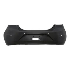 Para-choque KA Hatch 2014 a 2018 traseiro preto com furo para sensor - 2675-E